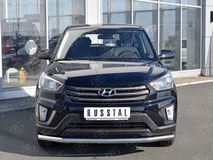 Защита переднего бампера D63 секция для Hyundai Creta 2016-