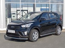 Защита переднего бампера D63 секция для Hyundai Creta 2016-