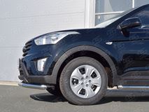 Защита переднего бампера D63 секция для Hyundai Creta 2016-