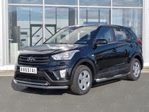 Защита переднего бампера D63 секция-D42 дуга для Hyundai Creta 2016-