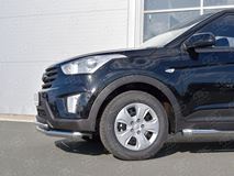 Защита переднего бампера D63 секция-D42 дуга для Hyundai Creta 2016-