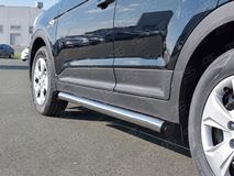Пороги труба D63 секции (вариант 2) для Hyundai Creta 2016-