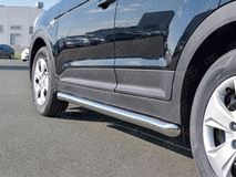 Пороги труба D63 секции (вариант 1) для Hyundai Creta 2016-