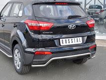 Защита заднего бампера D42 волна для Hyundai Creta 2016-
