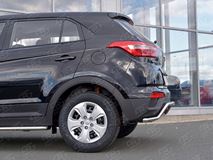 Защита заднего бампера D42 волна для Hyundai Creta 2016-