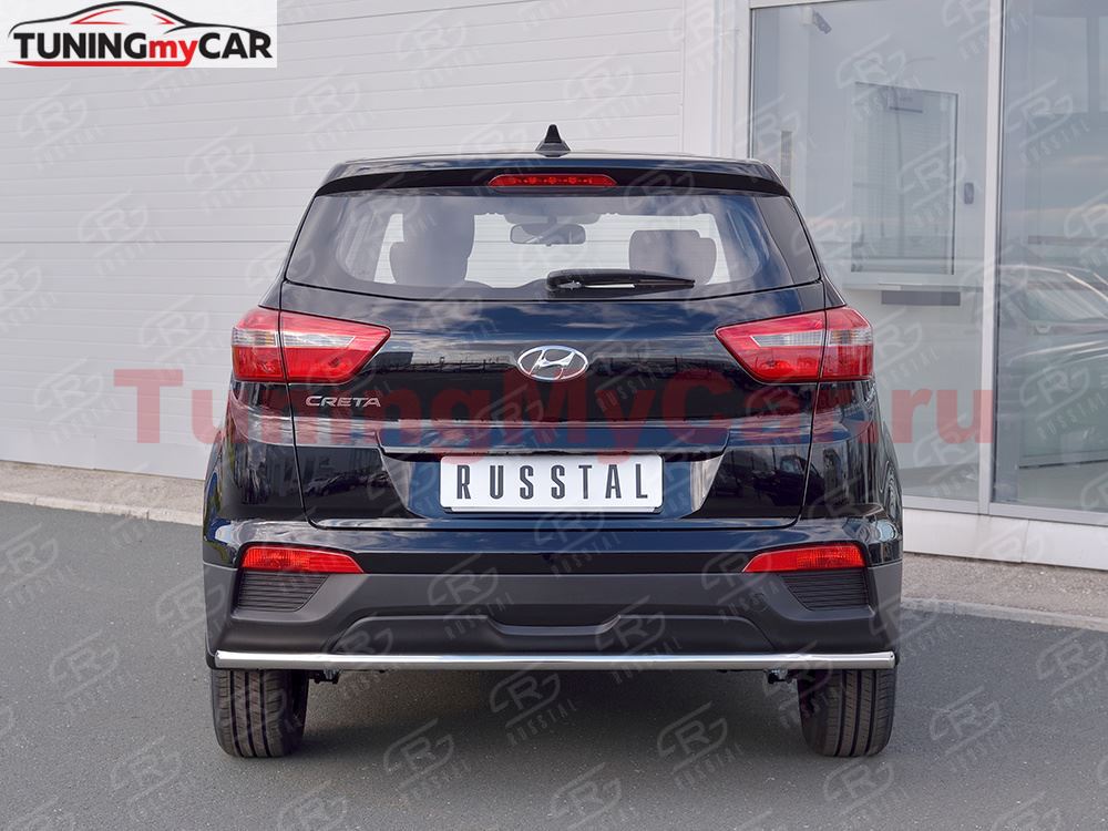 Защита заднего бампера D42 секции для Hyundai Creta 2016-