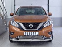 Защита переднего бампера D63 секция-D42 дуга для Nissan Murano 2016