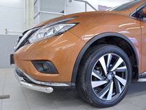 Защита переднего бампера D63 секция-D42 дуга для Nissan Murano 2016