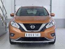 Защита переднего бампера D42 секция для Nissan Murano 2016