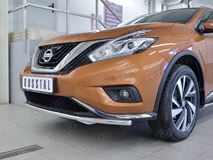 Защита переднего бампера D42 секция для Nissan Murano 2016