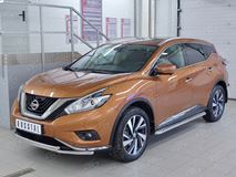 Защита переднего бампера D42 секция-D42 дуга для Nissan Murano 2016