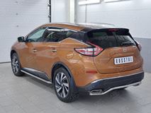 Защита заднего бампера D42 волна для Nissan Murano 2016