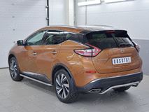 Защита заднего бампера D42 волна под машину для Nissan Murano 2016