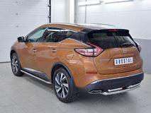  Защита заднего бампера D63 дуга-D42х2 дуги для Nissan Murano 2016