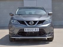  Защита переднего бампера D42 секция для Nissan Qashqai 2015 SPB