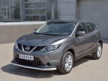 Защита переднего бампера D63 секция для Nissan Qashqai 2015 SPB