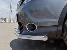 Защита переднего бампера D63 секция-D42 дуга для Nissan Qashqai 2015 SPB