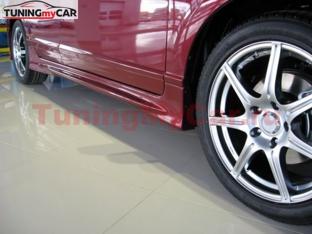 Пороги абс Mugen RR style Honda Civic VIII 4D 2006-2012
