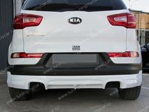 Накладка заднего бампера JSW Style KIA Sportage(3rd)