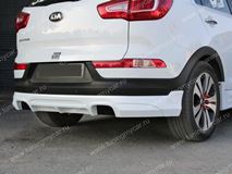 Накладка заднего бампера JSW Style KIA Sportage(3rd)