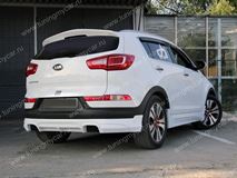 Накладка заднего бампера JSW Style KIA Sportage(3rd)