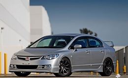 Пороги абс Mugen RR style Honda Civic VIII 4D 2006-2012 