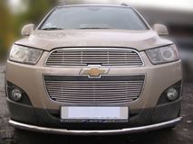 Накладка на решетку бампера d12 Chevrolet Captiva 2011-2013
