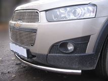 Накладка на решетку бампера d12 Chevrolet Captiva 2011-2013