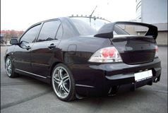 Козырек на крышу в стиле EVO 9 плавников Mitsubishi Lancer 9