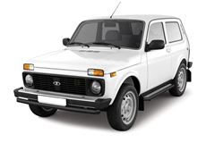Защита переднего бампера одинарная Ø63мм (ППК) LADA "4х4 2121"/ 2131 1995-