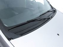 Накладка в проём стеклоочистителей (жабо) (ABS) LADA LARGUS 2012-