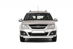 Защита переднего бампера одинарная 51 мм (НПС) LADA Largus 2012-