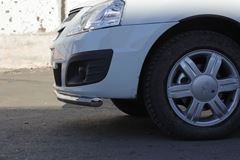 Защита переднего бампера одинарная 51 мм (НПС) LADA Largus 2012-