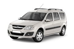Защита порогов прямая 51мм (НПС) LADA Largus 2012-