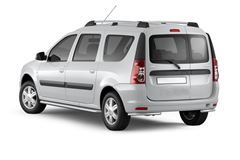Защита порогов с алюм. площадкой 51 мм (НПС) LADA Largus 2012-