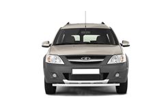 Защита переднего бампера одинарная 51мм (НПС) LADA Largus Cross 2015-