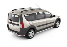 Защита порогов с алюм. площадкой 51мм (НПС) LADA Largus Cross 2015-