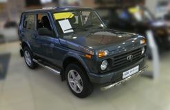 Пороги d76 (труба с проступями) Lada 4x4 Urban 2015-