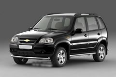 Защита порогов вогнутые 63мм (НПС) CHEVROLET Niva 2009-2020/ LADA Niva 2020-/ LADA Niva Travel 2021-