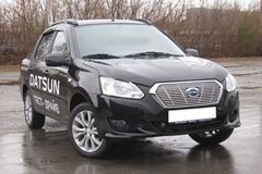 Накладка на решётку радиатора 10 мм (НПС) Datsun on-DO Седан 2014-