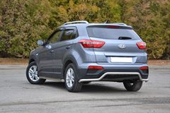 Защита заднего бампера "Волна" 51 мм (НПС) Hyundai Creta 2016-