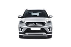 Защита переднего бампера двойная 63/63 мм (НПС) Hyundai Creta 2016-