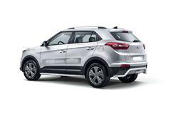 Защита порогов с алюм. площадкой 51 мм (НПС) Hyundai Creta-2016-