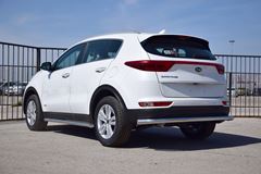 Защита порогов вогнутые 63 мм (НПС) KIA Sportage 2016-