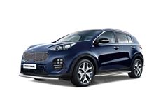 Накладка на решётку радиатора 10 мм (НПС) KIA Sportage 2016-2018