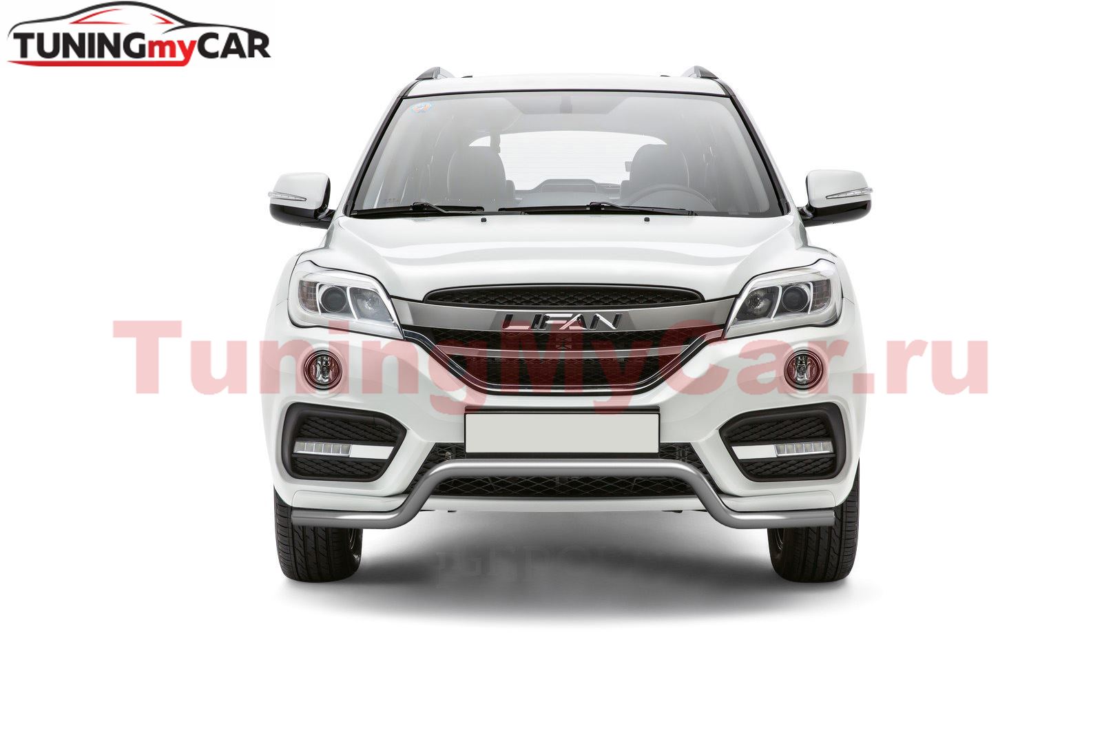 Защита переднего бампера "Волна" 51мм (НПС) LIFAN X60 2017-