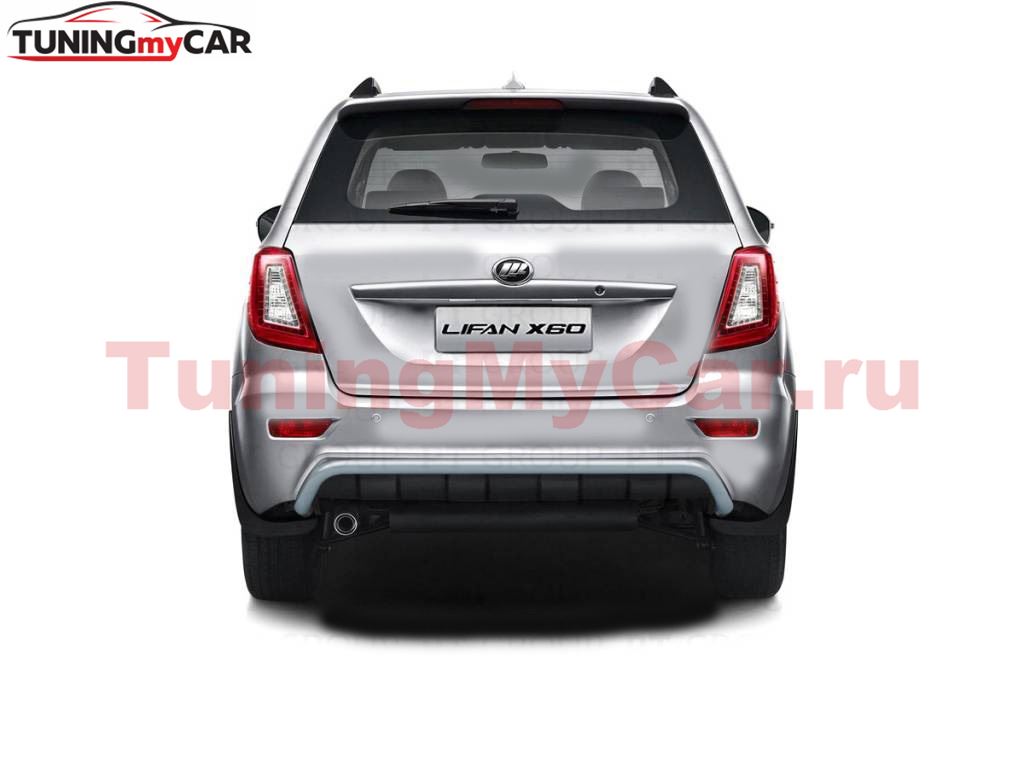 Защита заднего бампера 51 мм (ППК) LIFAN X60 2012-2016