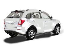 Защита порогов с алюм. площадкой 51 мм (ППК) LIFAN X60 2012-2016