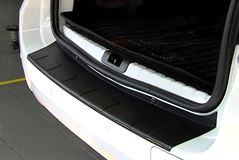Накладка на задний бампер (чёрное тиснение) (ABS) NISSAN TERRANO 2014-