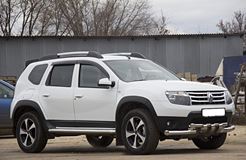 Накладки на двери (молдинги) (ABS) RENAULT DUSTER 2012-